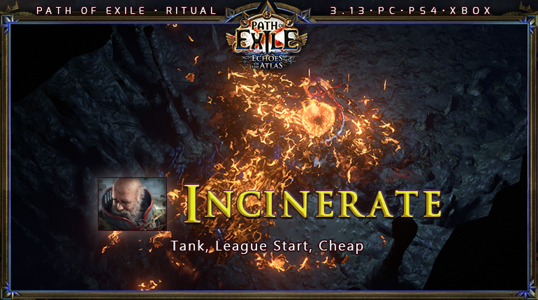[Ritual] PoE 3.13 Templar Inquisitor Incinerate Tank Build (PC,PS4,Xbox)